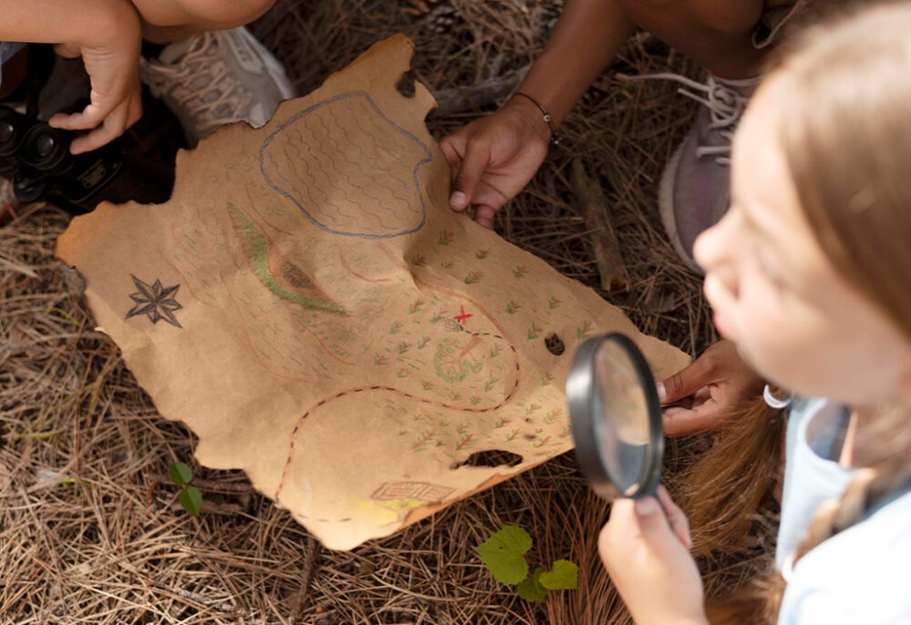 Feestje: schatzoeken
