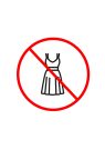 klimbos verboden jurk